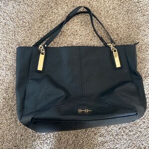 Jessica Simpson Black  kealey Shoulder purse